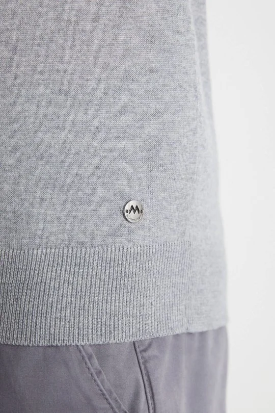 Hemington - Extrafine Merino Açık Gri Bisiklet Yaka Triko (5)