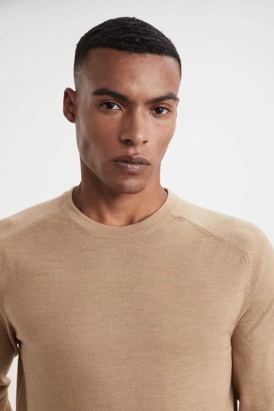 Hemington - Extrafine Merino Camel Bisiklet Yaka Triko (3)
