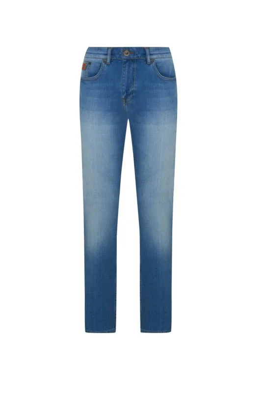 Hemington - Slim Fit Buz Mavisi Denim Pantolon (7)
