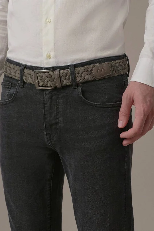 Slim Fit Siyah Denim Pantolon