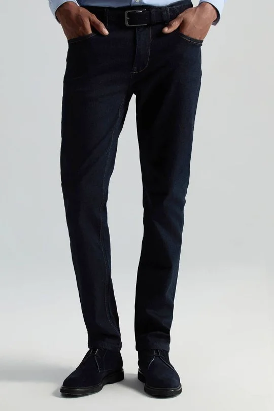 Hemington - Slim Fit Lacivert 5 Cepli Denim Pantolon