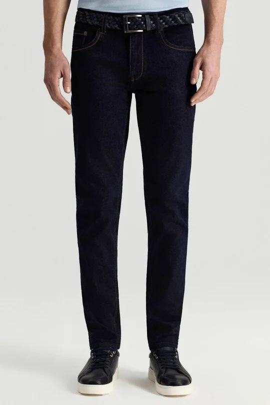Hemington - Slim Fit Lacivert 5 Cepli Denim Pantolon (2)