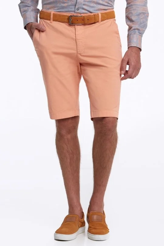 Hemington - Turuncu Pamuk Bermuda Chino Şort (1)