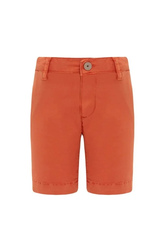 Hemington - Turuncu Pamuk Chino Çocuk Bermuda Şort (5)