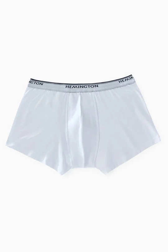 Hemington - Beyaz Gri Siyah Üçlü Boxer Seti (2)