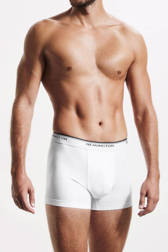 Beyaz Üçlü Boxer Seti