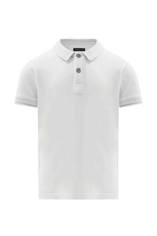 Hemington - Vintage Görünümlü Kırık Beyaz Polo Yaka Çocuk T-Shirt (6)