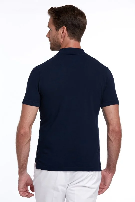 Hemington - Vintage Görünümlü Polo Yaka Lacivert T-Shirt (4)
