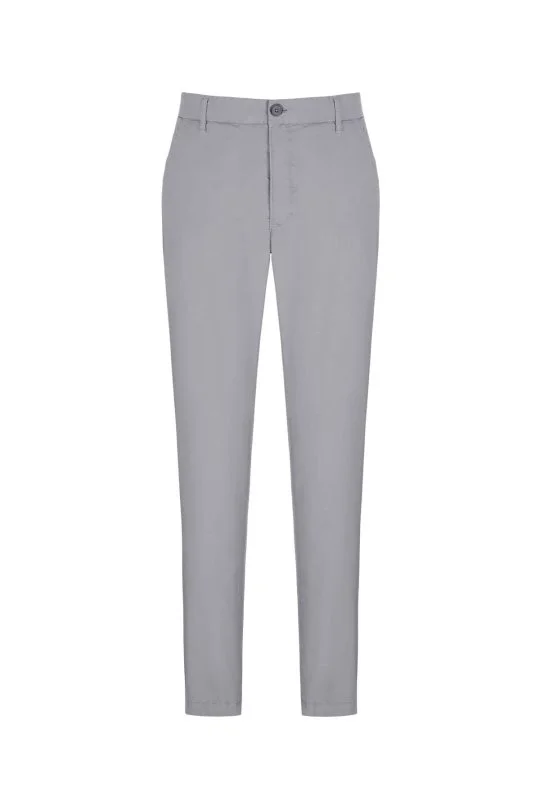 Hemington - Açık Gri Yazlık Chino Pantolon (6)