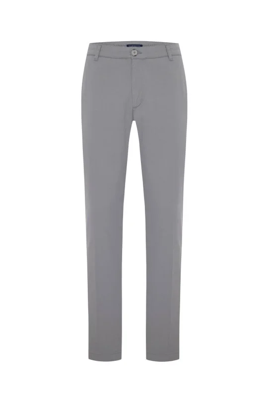 Hemington - Açık Gri Yazlık Chino Pantolon (6)