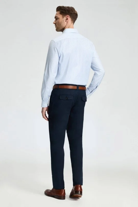 Hemington - Lacivert Yazlık Chino Pantolon (2)