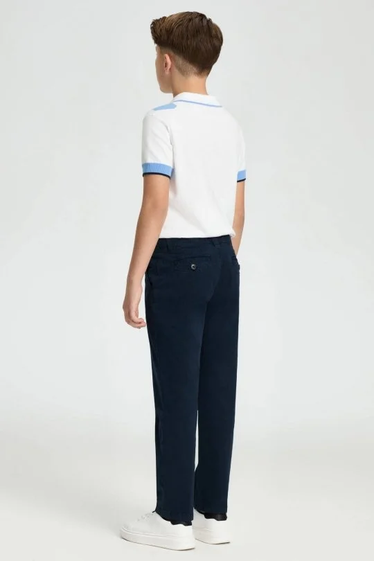 Hemington - Lacivert Yazlık Çocuk Chino Pantolon (4)