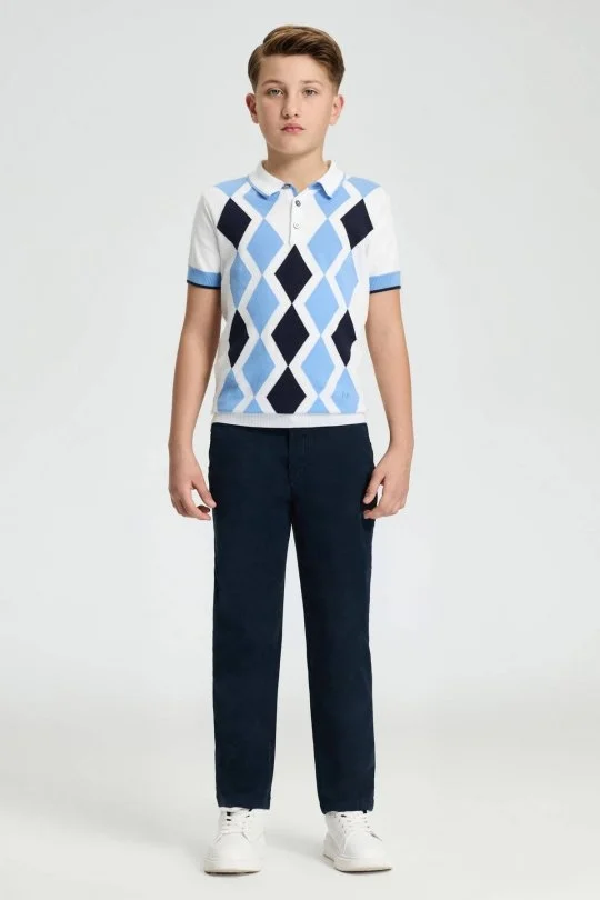 Hemington - Lacivert Yazlık Çocuk Chino Pantolon (1)