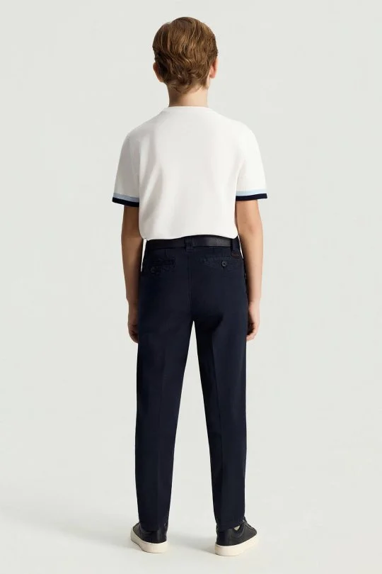 Hemington - Lacivert Yazlık Çocuk Chino Pantolon (4)