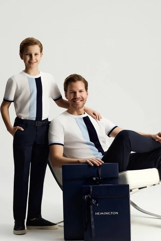 Hemington - Lacivert Yazlık Çocuk Chino Pantolon (2)