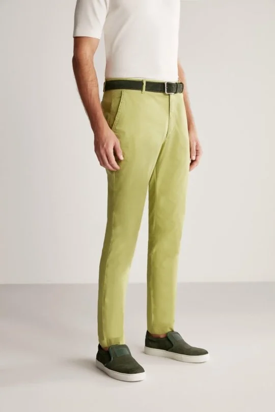 Hemington - Yeşil Yazlık Chino Pantolon (2)