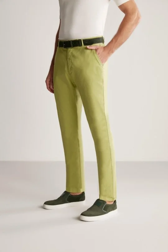 Hemington - Yeşil Yazlık Chino Pantolon (3)
