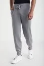 Açık Gri Merino Yün Activewear Triko Pantolon - Thumbnail