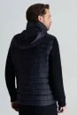 Lacivert Activewear Kaz Tüyü Şişme Yelek - Thumbnail