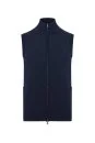 Activewear Merino Yün Lacivert Yelek - Thumbnail