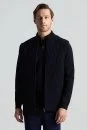 Activewear Merino Yün Lacivert Yelek - Thumbnail