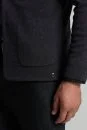 Extrafine Merino Antrasit Triko Blazer Ceket - Thumbnail