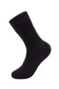 Baklava Desenli Antrasit Pamuk İkili Çorap Seti - Thumbnail