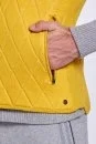 Merino Yün Activewear Sarı Triko Yelek - Thumbnail