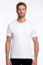 Beyaz Bisiklet Yaka Basic T-Shirt