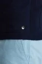 Bisiklet Yaka Lacivert Giza Pamuk Triko T-Shirt