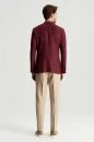Keten Karışım Bordo Yazlık Blazer Ceket