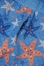 Deniz Yıldızı Desenli Mavi Quick Dry Çocuk Mayo - Thumbnail
