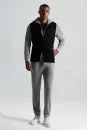 Ekru Activewear Merino Yün Siyah Yelek - Thumbnail