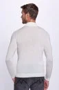 Ekru Yarım Balıkçı Yaka Merino Yün Triko