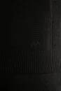 Fermuarlı Merino Yün Siyah Activewear Triko - Thumbnail