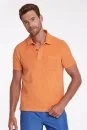 Havlu Kumaş Turuncu Polo Yaka T-Shirt - Thumbnail