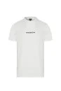 Hemington Logolu Bisiklet Yaka Beyaz T-Shirt - Thumbnail