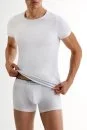 İkili Beyaz İç Giyim T-Shirt Seti - Thumbnail