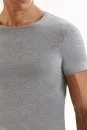 Gri-Beyaz İkili İç Giyim T-Shirt Seti - Thumbnail