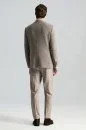 İtalyan Kaşmir Yün Karışım Tütün Rengi Blazer Ceket İtalyan Kaşmir Yün Karışım Tütün Rengi Blazer Ceket - Thumbnail