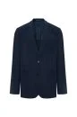 İtalyan Keten-Yün Lacivert Yazlık Blazer Ceket