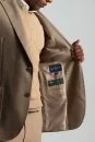 İtalyan Yün Kaşmir Karışım Tütün Rengi Blazer Ceket İtalyan Yün Kaşmir Karışım Tütün Rengi Blazer Ceket - Thumbnail