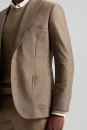 İtalyan Yün Kaşmir Karışım Tütün Rengi Blazer Ceket İtalyan Yün Kaşmir Karışım Tütün Rengi Blazer Ceket - Thumbnail