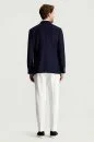 İtalyan Yün Lacivert Yazlık Kruvaze Ceket
