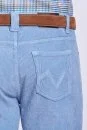 Kadife Açık Mavi 5 Cep Pantolon - Thumbnail