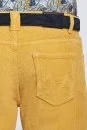 Kadife Sarı 5 Cep Pantolon - Thumbnail