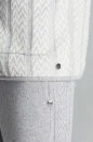 Kaşmir-İpek-Yün Karışım M Desenli Açık Gri Triko Blazer Ceket Kaşmir-İpek-Yün Karışım M Desenli Açık Gri Triko Blazer Ceket - Thumbnail