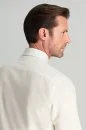 Kaşmir Karışım Beyaz Spor Gömlek