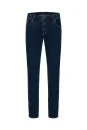 Kaşmir Karışım Kışlık Mavi Denim Pantolon - Thumbnail