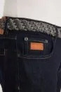 Kaşmir Karışım Kışlık Kalın Lacivert Denim Pantolon - Thumbnail